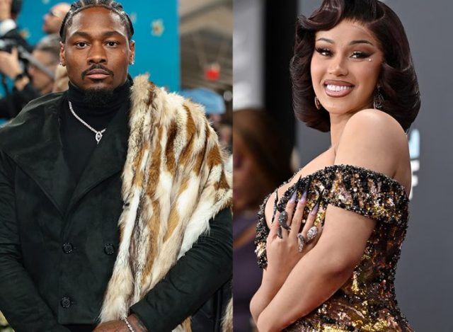 Stefon Diggs reacts to Cardi B's pregnancy news