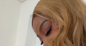 Toke Makinwa shares photo of her newborn to wish others a Lovely Sunday Toke Makinwa and daughter