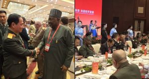 Soft photos of Defence Minister, Badaru at the 12th Beijing Xiangshan forum in China photos of Defence Minister, badaru in china
