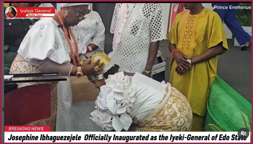 Benin group rejects inauguration of Josephine Ebhaguejezele as Iyeki