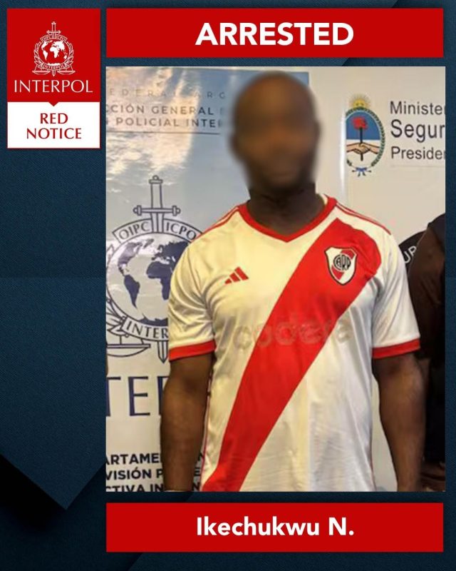 Argentina arrests Nigerian Cybercrime suspect Argentina arrests Nigerian Cybercrime suspect