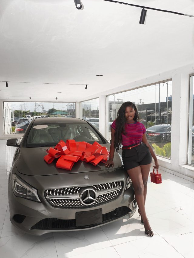 Corper Raye acquires new Mercedes Benz CLA Corper Raye acquires new Mercedes Benz CLA