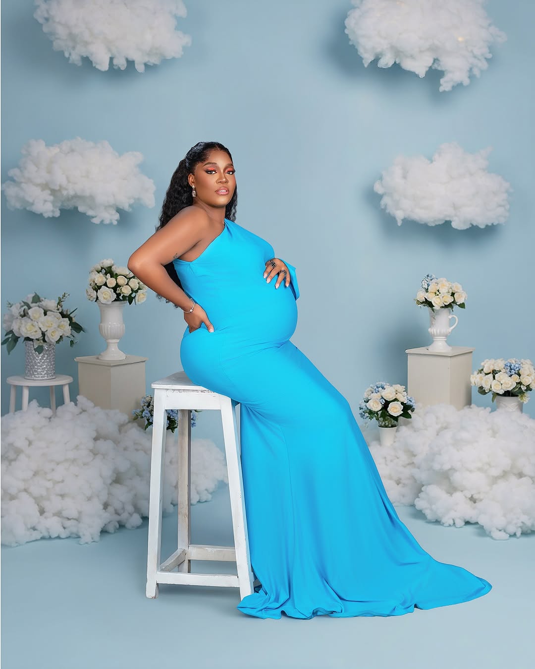 Lucy Edet confirms birth of baby boy after flaunting baby bump