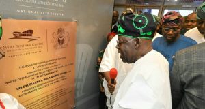 Tinubu commissions renovated National Theatre renamed after Wole Soyinka Tinubu commissions renovated National Theatre renamed Wole Soyinka Cultural Centre