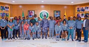 Abiodun gifts Super Falcons N50m ahead of Benin clash Abiodun gifts Super Falcons N50m ahead of Benin clash