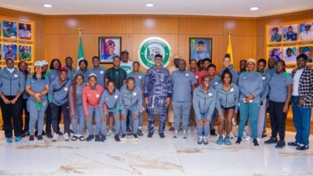 Abiodun gifts Super Falcons N50m ahead of Benin clash Abiodun gifts Super Falcons N50m ahead of Benin clash