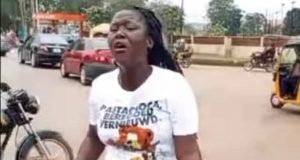 Amotekun Operative’s pregnant wife stages LONE PROTEST over ‘missing husband’
