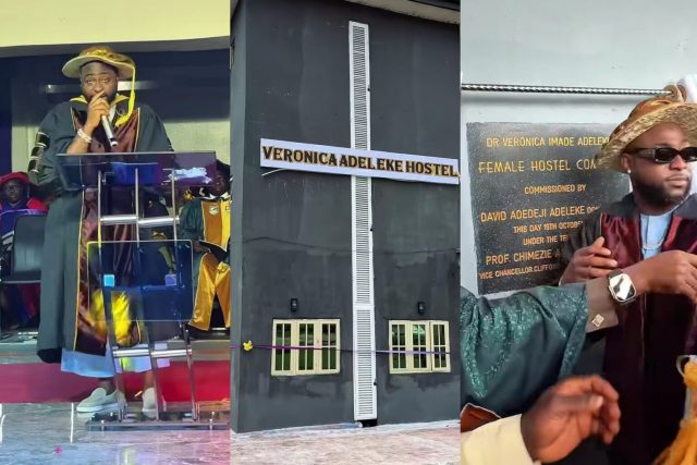Clifford University named hostel after Davido's mum