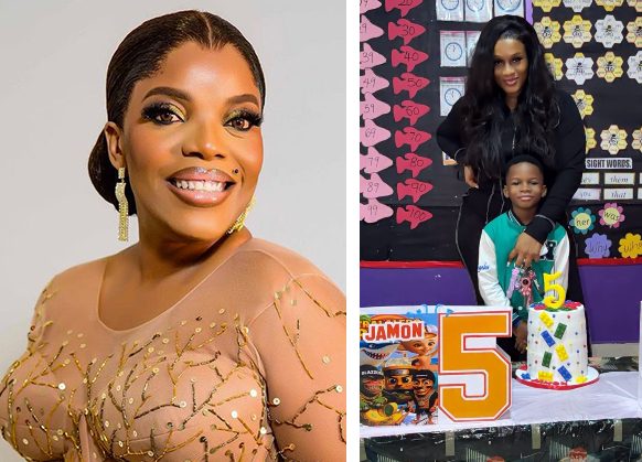 Empress Njamah celebrates late Junior Pope’s son @ 5 Empress Njamah celebrates late Junior Pope’s son @ 5