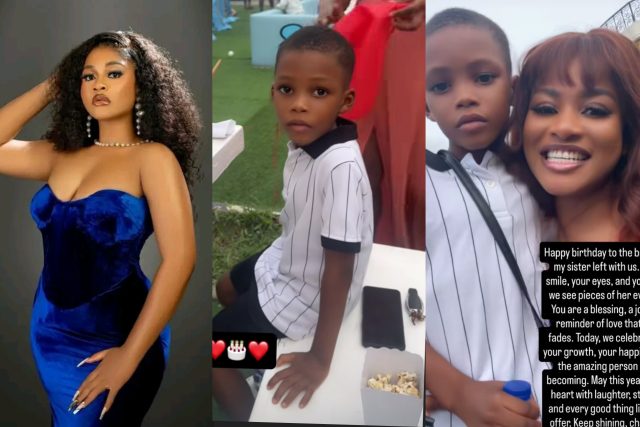 Phyna celebrates late sister's son on his birthday Phyna celebrates late sister's son on his birthday