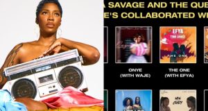 Tiwa Savage shares proof of supporting female artistes Tiwa Savage shuts down claim of not supporting female artistes with proof