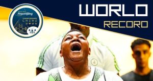 Folashade Oluwafemiayo breaks World Powerlifting record again Folashade Oluwafemiayo breaks World Powerlifting record again