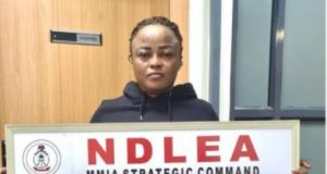Public health Assistant arrested at Lagos airport with Tramadol Public health Assistant Arrested at Lagos airport with Tramadol