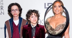 Jennifer Lopez’s twins support their mom in rare red carpet appearance Jennifer Lopez's twins support their mom in rare red carpet appearance