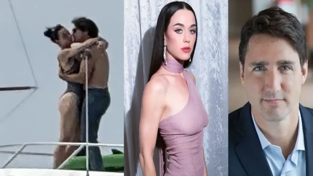 Katy Perry & Justin Trudeau Kiss on Yacht