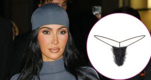 Kim Kardashian launches underwear with faux hair Kim Kardashian launches underwear with faux hair