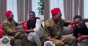 Lateef Adedimeji meets Nkem Owoh Lateef Adedimeji meets Nkem Owoh
