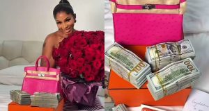 Mercy Eke shows off gifts from her man Mercy Eke shows off gifts from her man