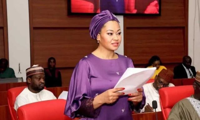 Senator Natasha appears at Plenary first time in six months