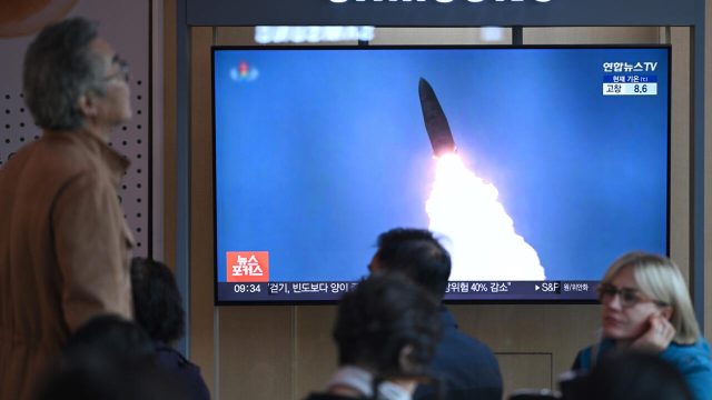 North Korea test-fires ballistic missiles