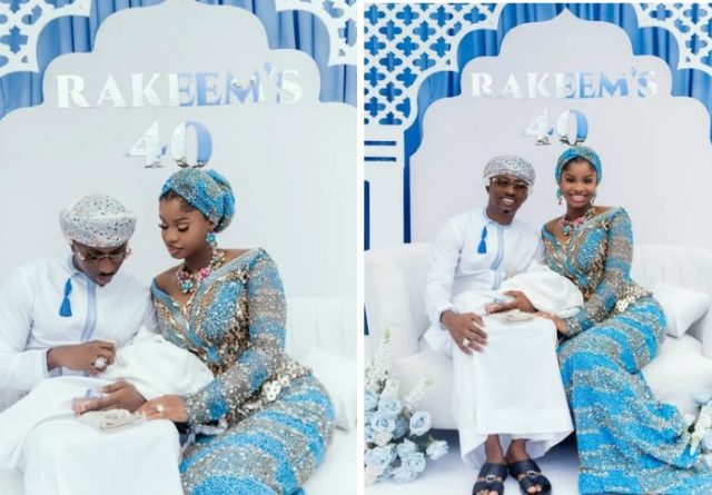 Priscilla Ojo photos from son’s 40-day celebration