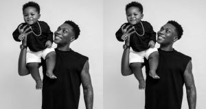 Reekado Banks shows off son Reekado Banks shows off son
