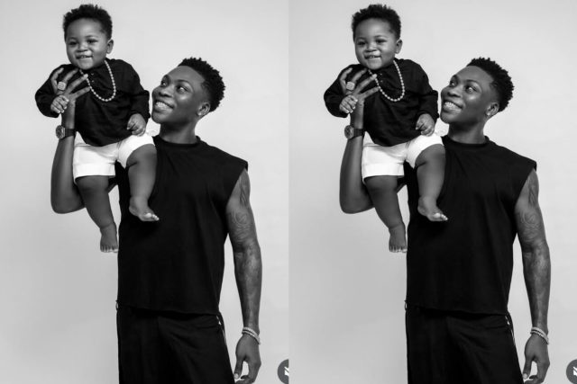 Reekado Banks shows off son Reekado Banks shows off son
