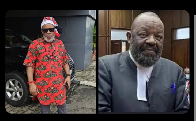 JUST IN: Nnamdi Kanu’s brother and lawyer remanded in Kuje Prison