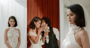 Selena Gomez shows off her three wedding dresses Selena Gomez shows off her three wedding dresses