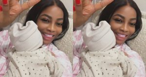 Toke Makinwa replies fan who thinks her daughter’s father is a Muslim Toke Makinwa replies fan who thinks her daughter’s father is a Muslim