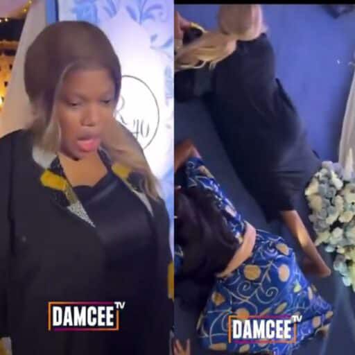 Toyin Abraham showcases twerking skulls at Rakeem's 40th day celebration Toyin Abraham showcases twerking skulls at Rakeem's 40th day celebration