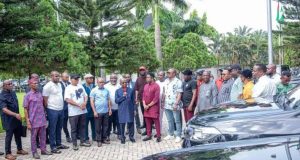 Governor Alex Otti gifts 28 new cars to Abia Perm Secs Governor Alex Otti gifts 28 new cars to Perm Secs