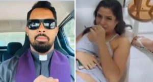 Priest caught shirtless with parishioner’s fiancée, as whole town goes wild shirtless priest