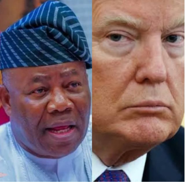 Who am I to reply Trump - Akpabio during plenary