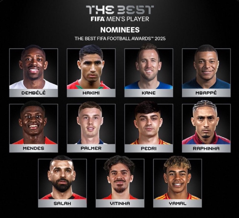 Mbappe, Dembele, others lead nominees for FIFA player of the year
