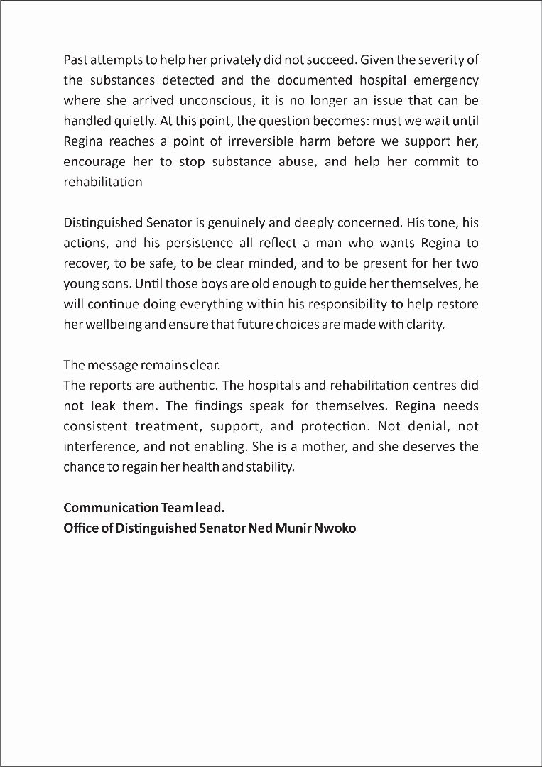 Regina Daniels' medical report is authentic - Ned Nwoko clarifies 