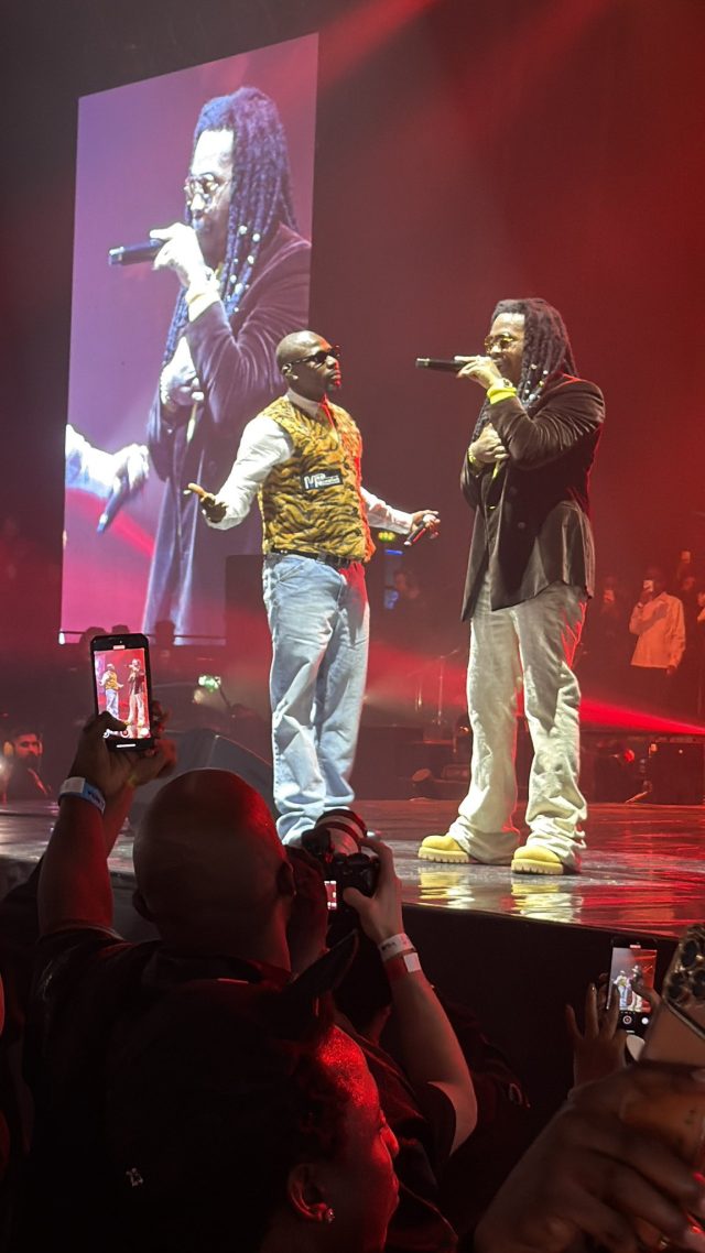 Olamide and Asake reunite on stage at OVO concert