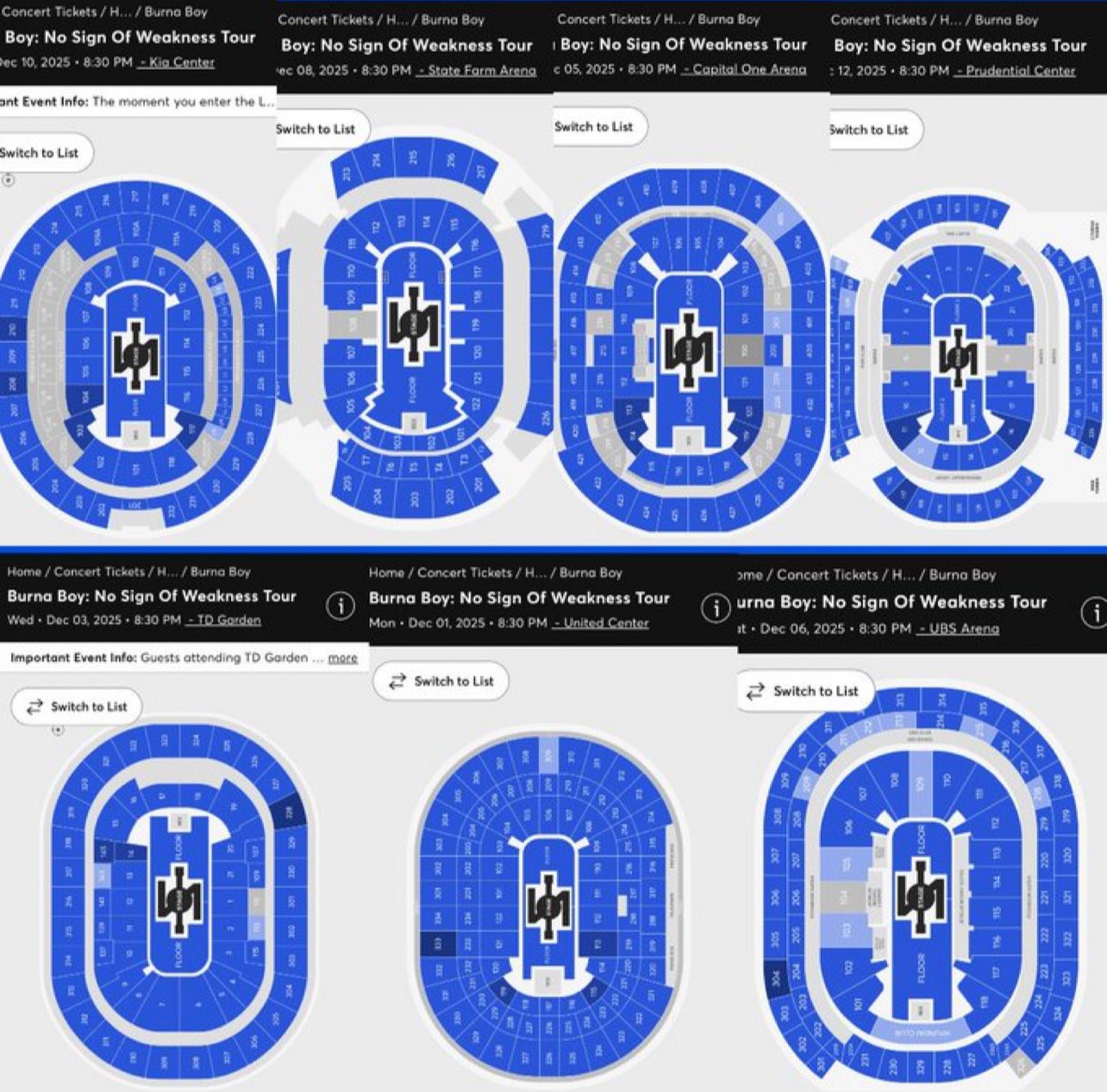 Burna Boy cancels five shows from album tour