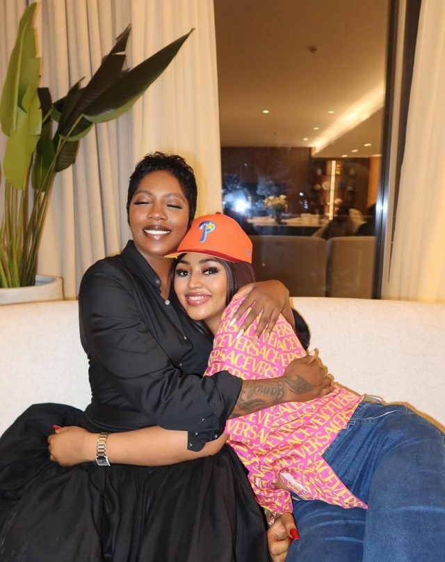 Regina Daniels meets Tiwa Savage Regina Daniels meets Tiwa Savage