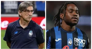 Ademola Lookman clashes with Atalanta coach, Ivan Juric Ademola Lookman clashes with Atalanta coach, Ivan Juric