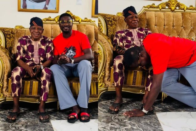 Adeniyi Johnson meets Baba Wande