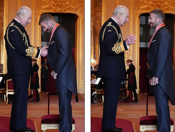 Beckham finally receives his knighthood Beckham finally receives his knighthood