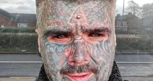 Britain’s most tattooed man’ says kids are ‘terrified’ by him