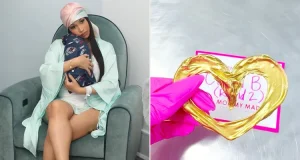 Cardi B casts umbilical cord into gold jewelry Cardi B casts her umbilical cord into gold jewelry