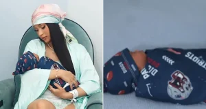 Cardi B shares first photos of newborn baby Cardi B shares first photos of her newborn baby boy