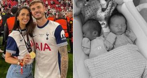Footballer James Maddison welcomes TWINS Footballer James Maddison welcomes TWINS