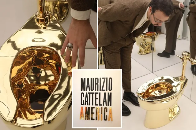 Fully functional 18-karat gold toilet sells for $12M