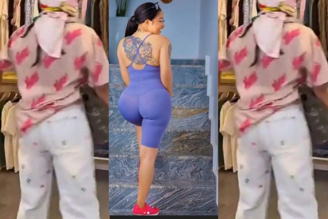 Reactions as Tonto Dikeh removes her BBL Reactions as Tonto Dikeh removes her BBL