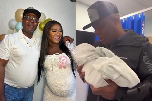 Yinka Quadri welcomes granddaughter Yinka Quadri welcomes granddaughter