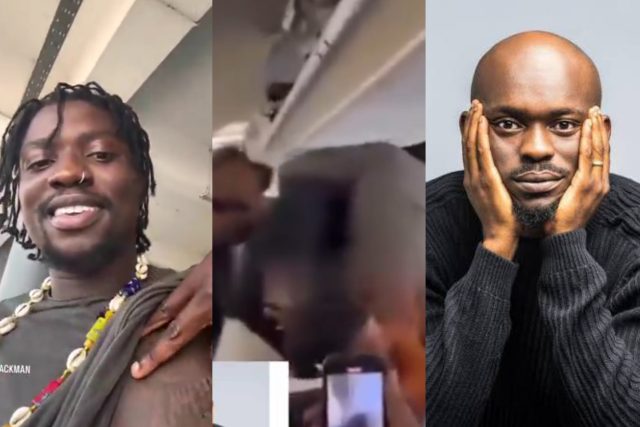 VeryDarkMan and Mr Jollof fight on a plane